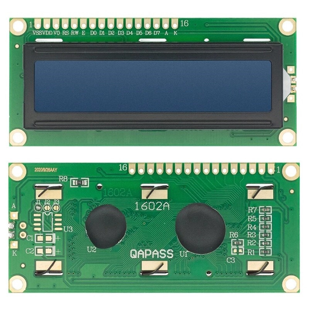 LCD1602 (16x2) Blue/Yellow Backlight