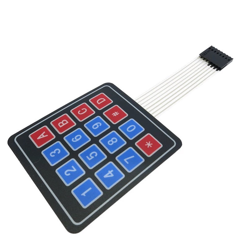 4x4 Matrix Array 16 Key Membrane Switch Keypad