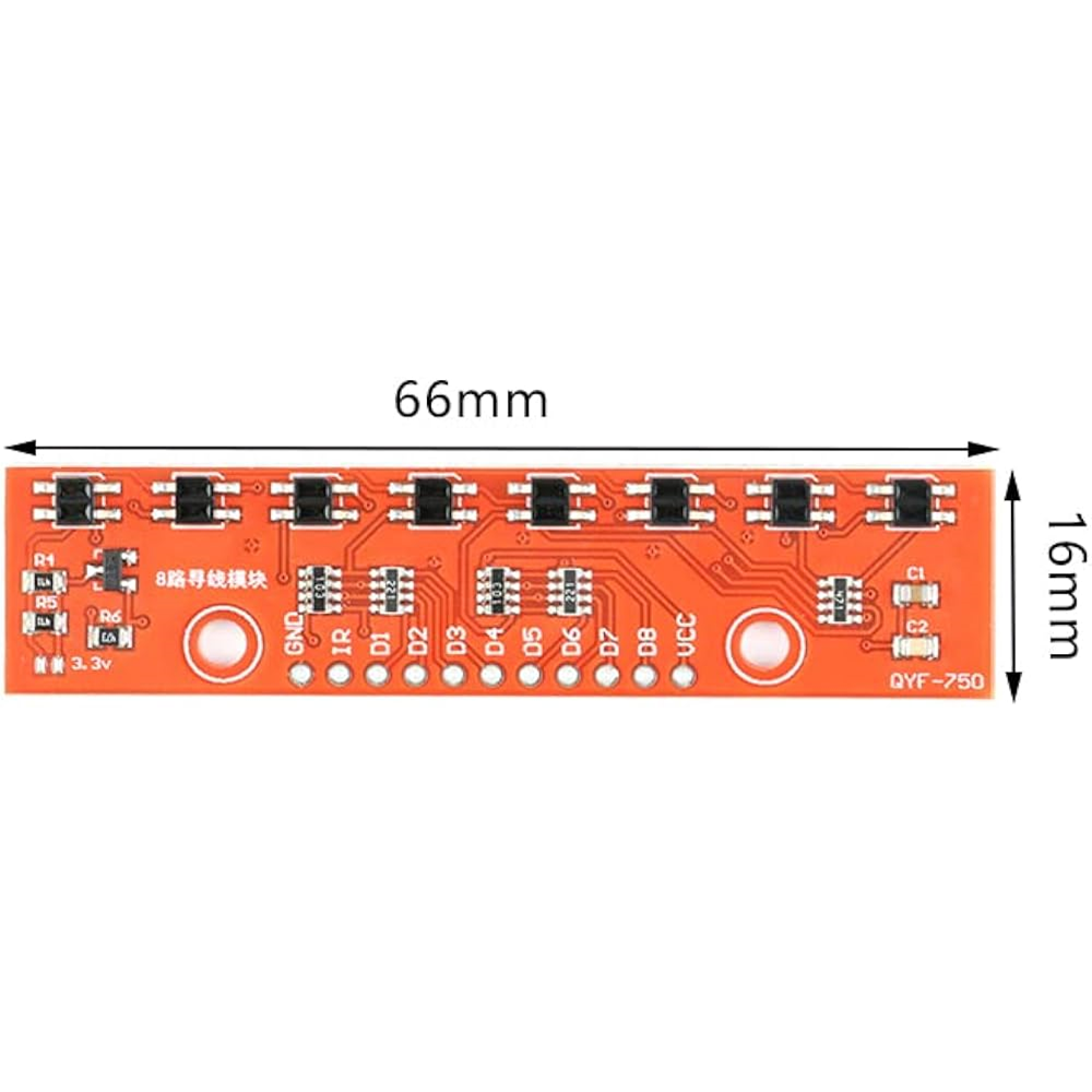 8 Channel IR Line Detection Sensor Module