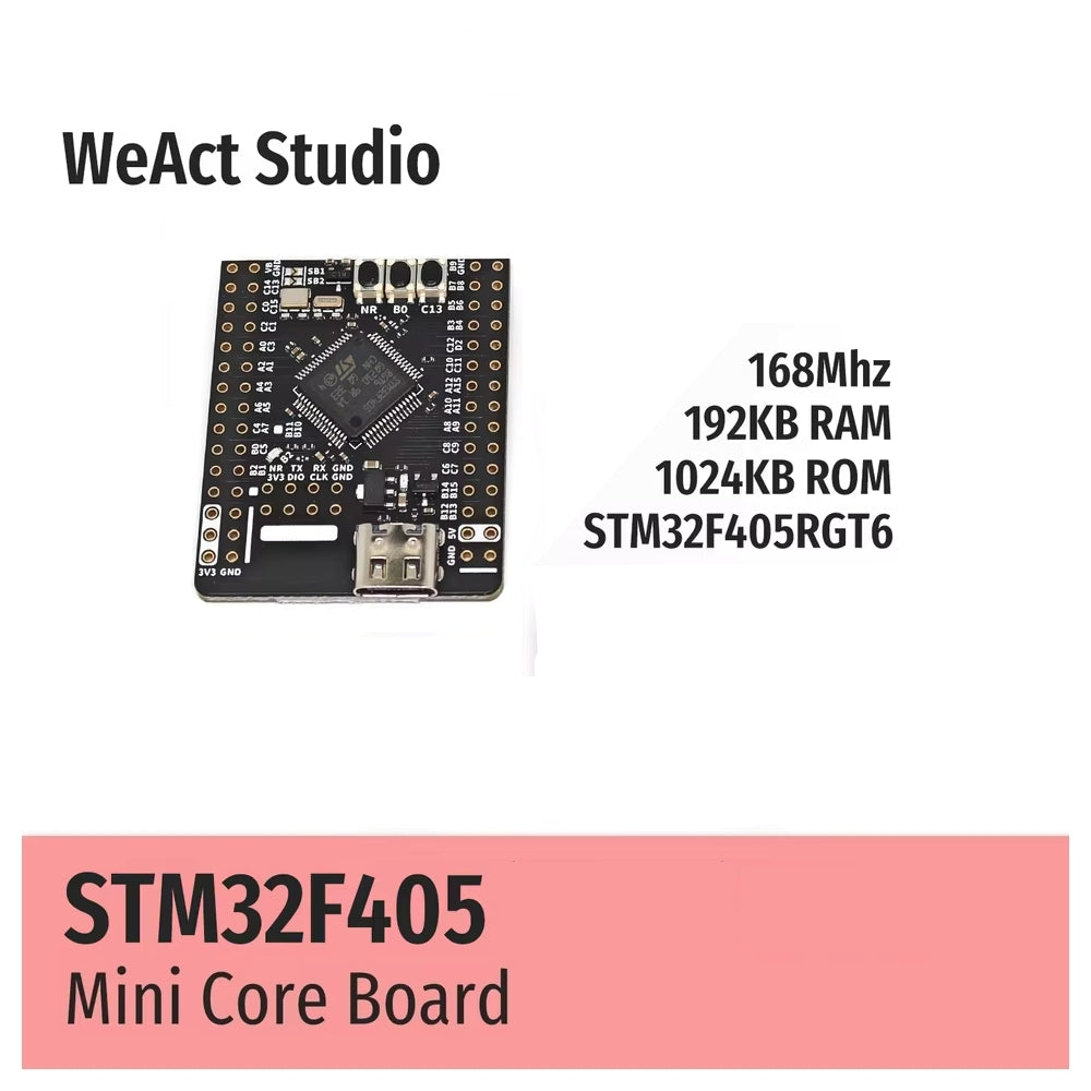 WeAct Studio STM32F405RGT6 Development Board