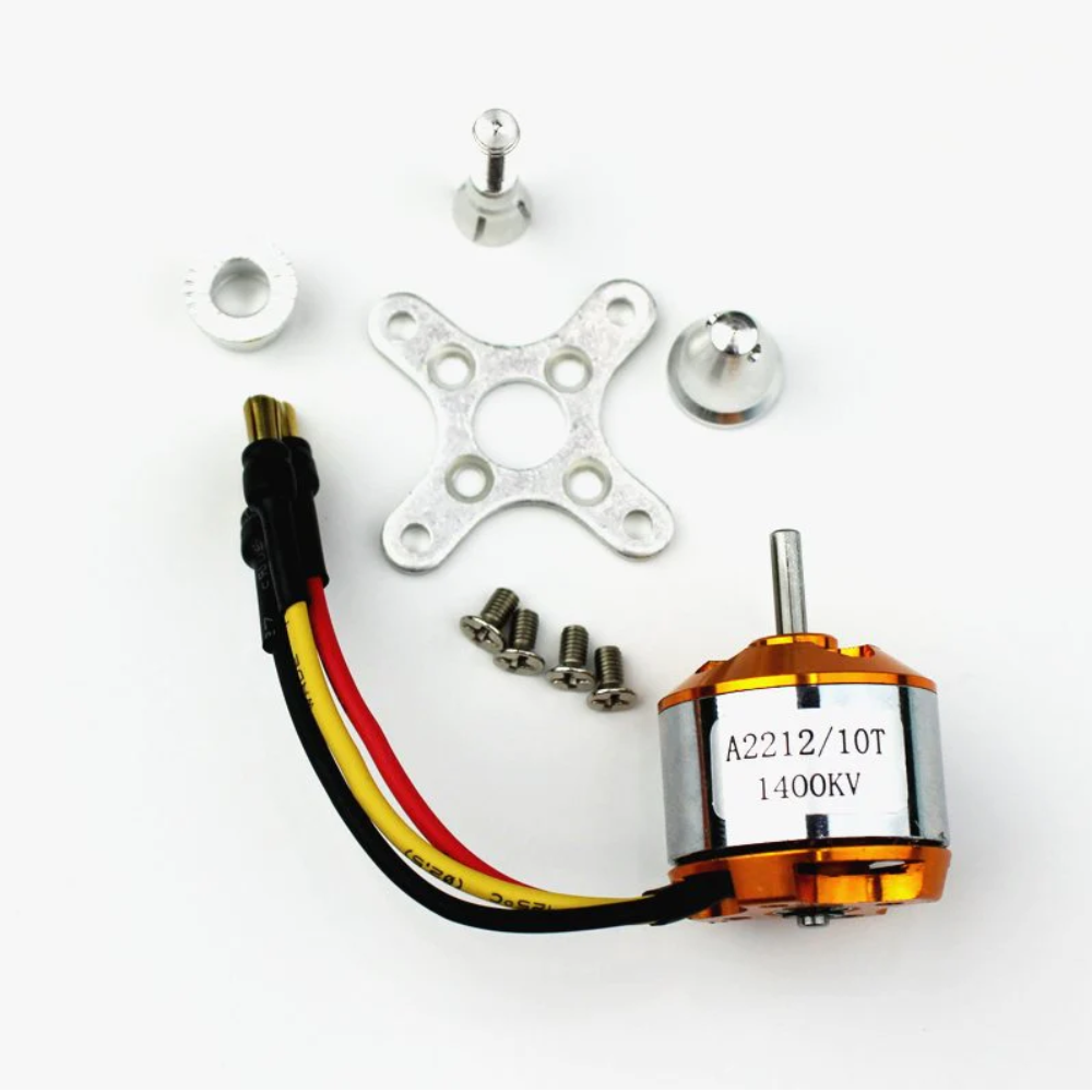 A2212 10T 1400Kv Brushless DC (BLDC) Motor