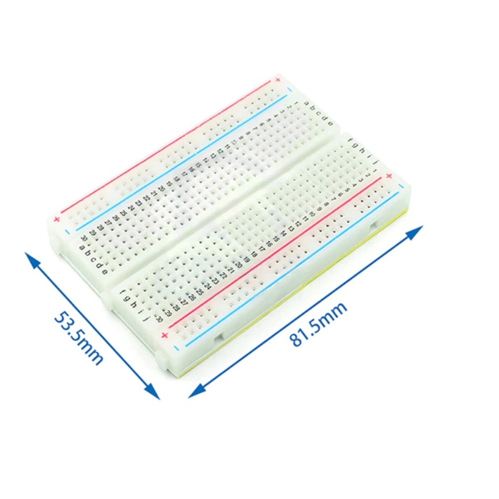 400 tie points Solderless Nickel Plated Bread Board
