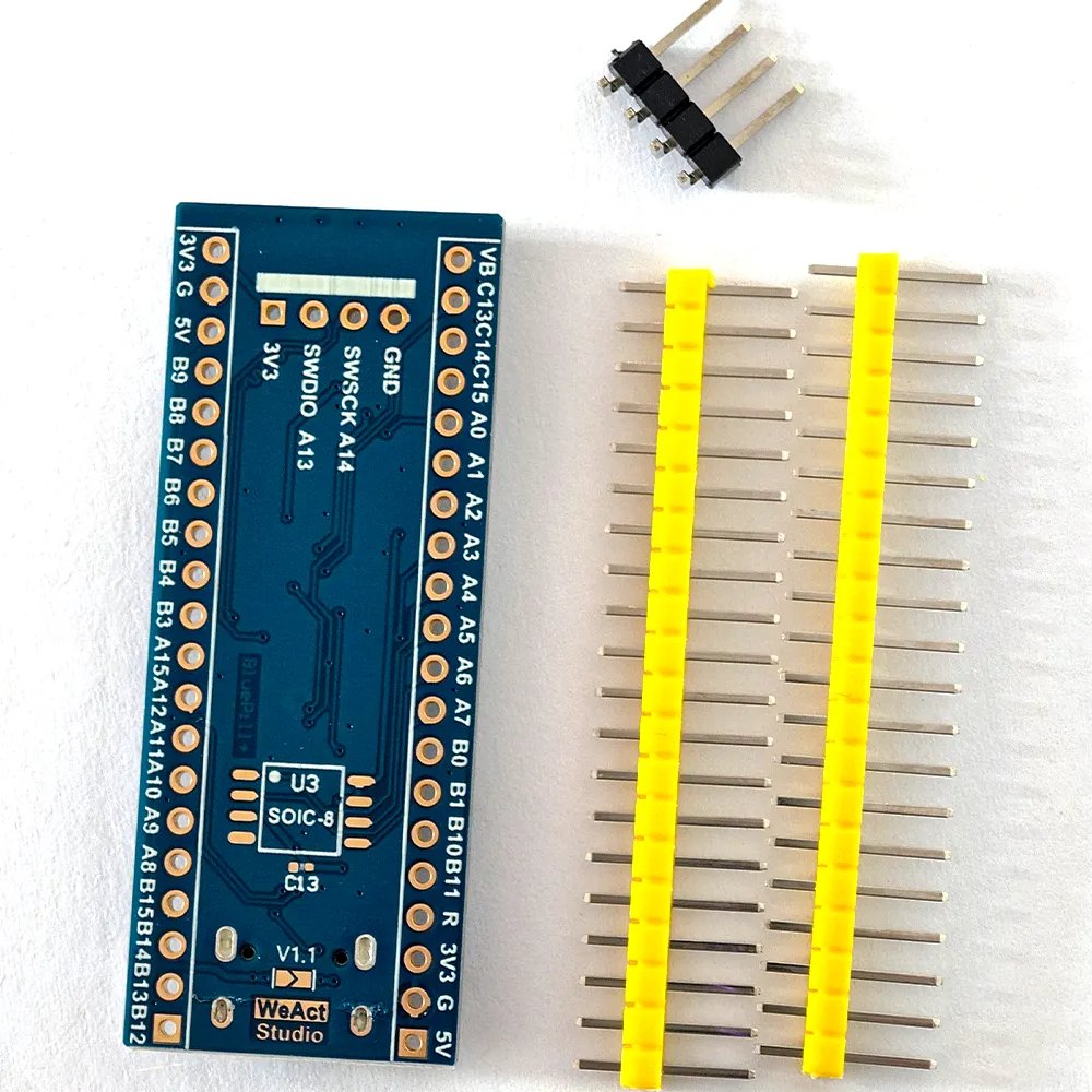 WeAct Studio BluePill Plus (STM32F103C8T6) Dev Board with Type-C Port (Original Chip)