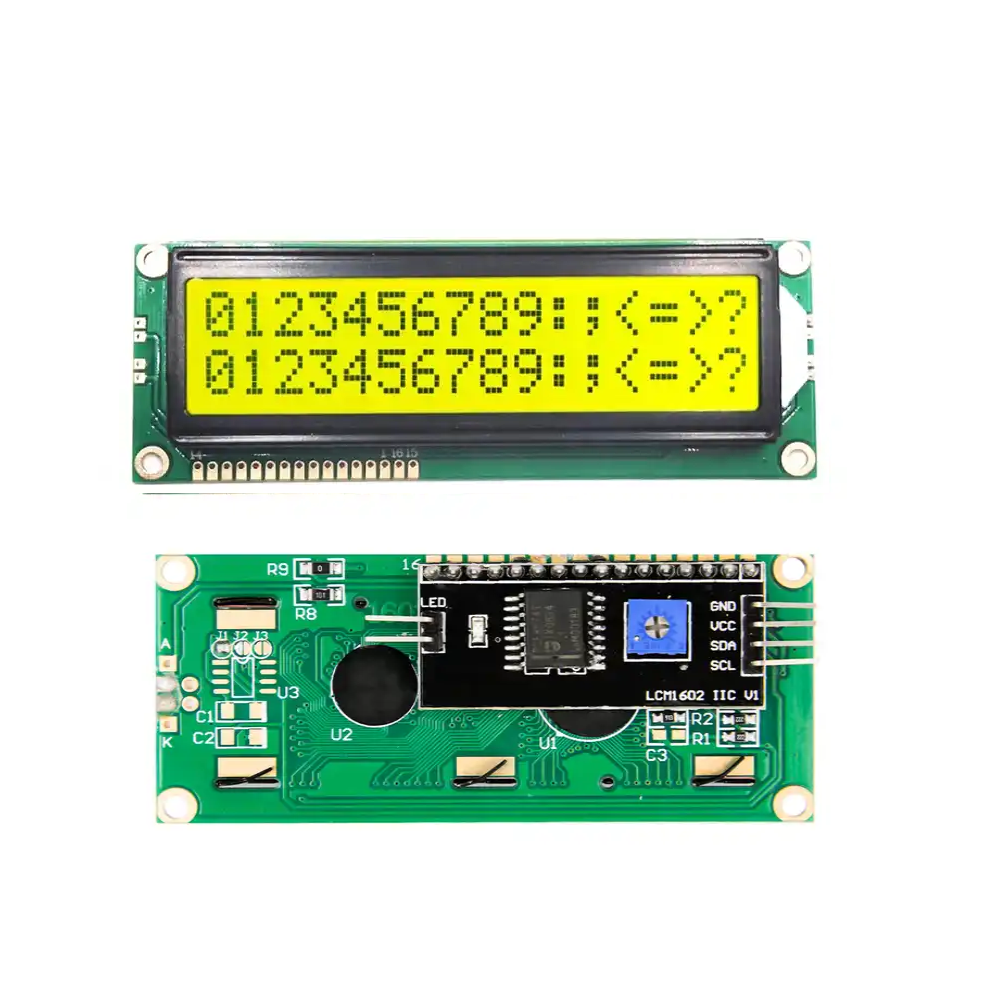 LCD 16x2 display with attached PCF8574 (I2C Module)