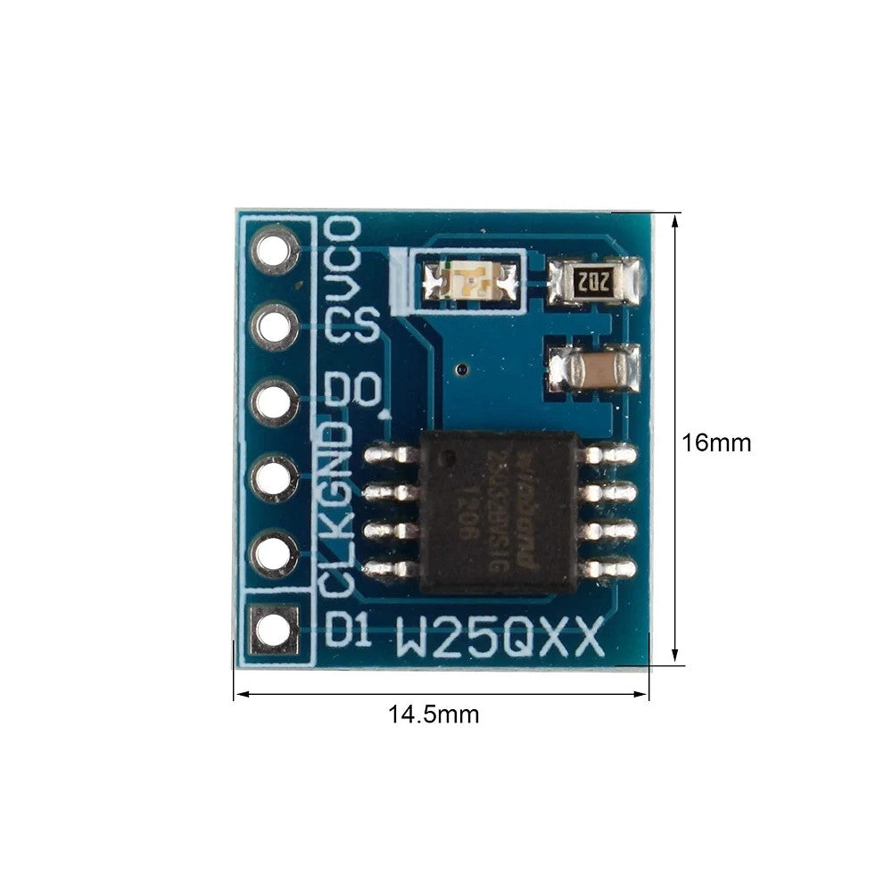 W25Q32FV (32Mbits/4Mbyte) Flash Storage Module