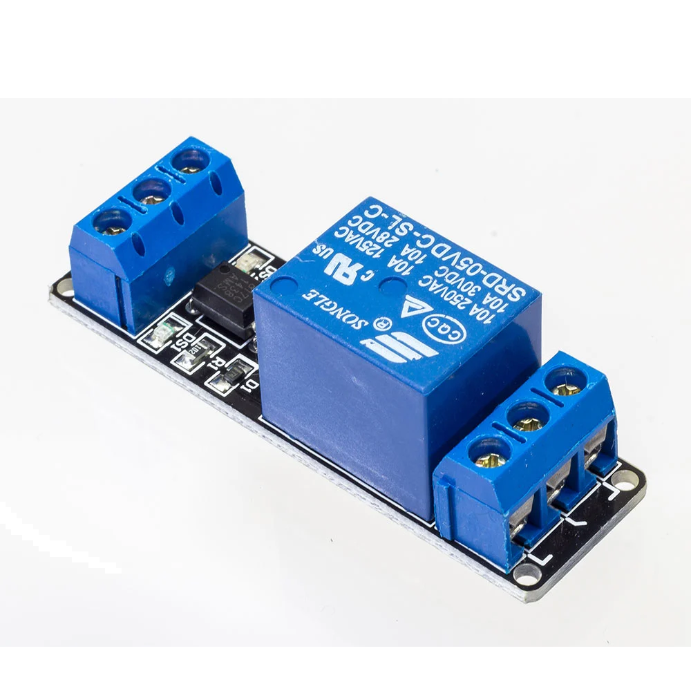 5V 1 Channel Relay Module With Optocoupler – ControllersTech®