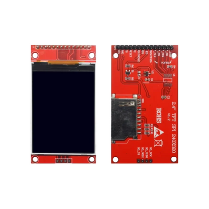 2.4-Inch TFT LCD Display Module with ILI9341 Driver and XPT2046 Touchscreen – 240×320, SPI, 3.3V–5V