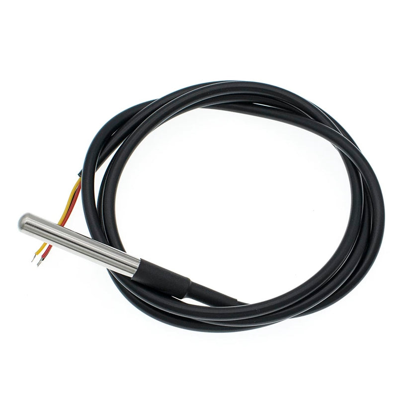 DS18B20 Stainless steel package 1 meter waterproof temperature Sensor ...