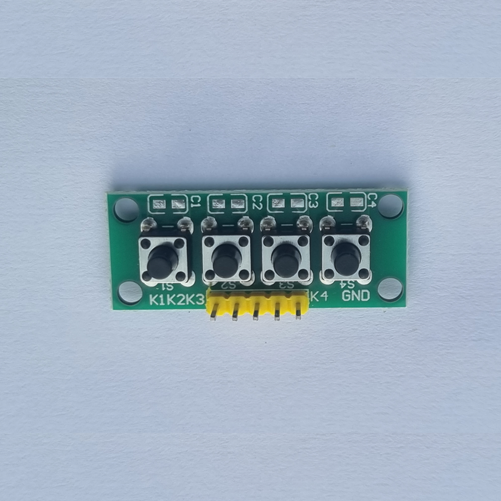 4-Key Push Button Switch Module – ControllersTech®