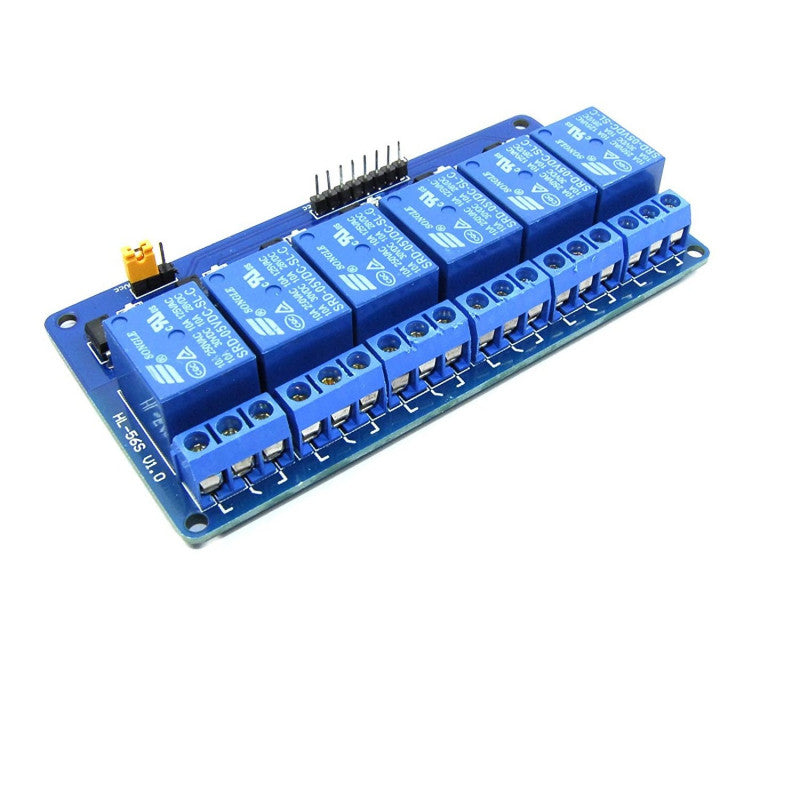 5V 6 Channel Relay Module with Optocoupler