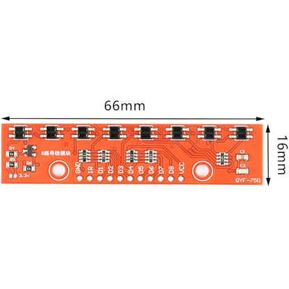 8 Channel IR Line Detection Sensor Module