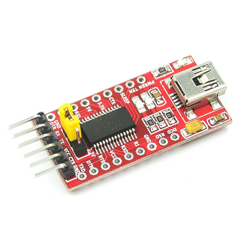 FT232RL USB to TTL Serial Adapter Module – ControllersTech®