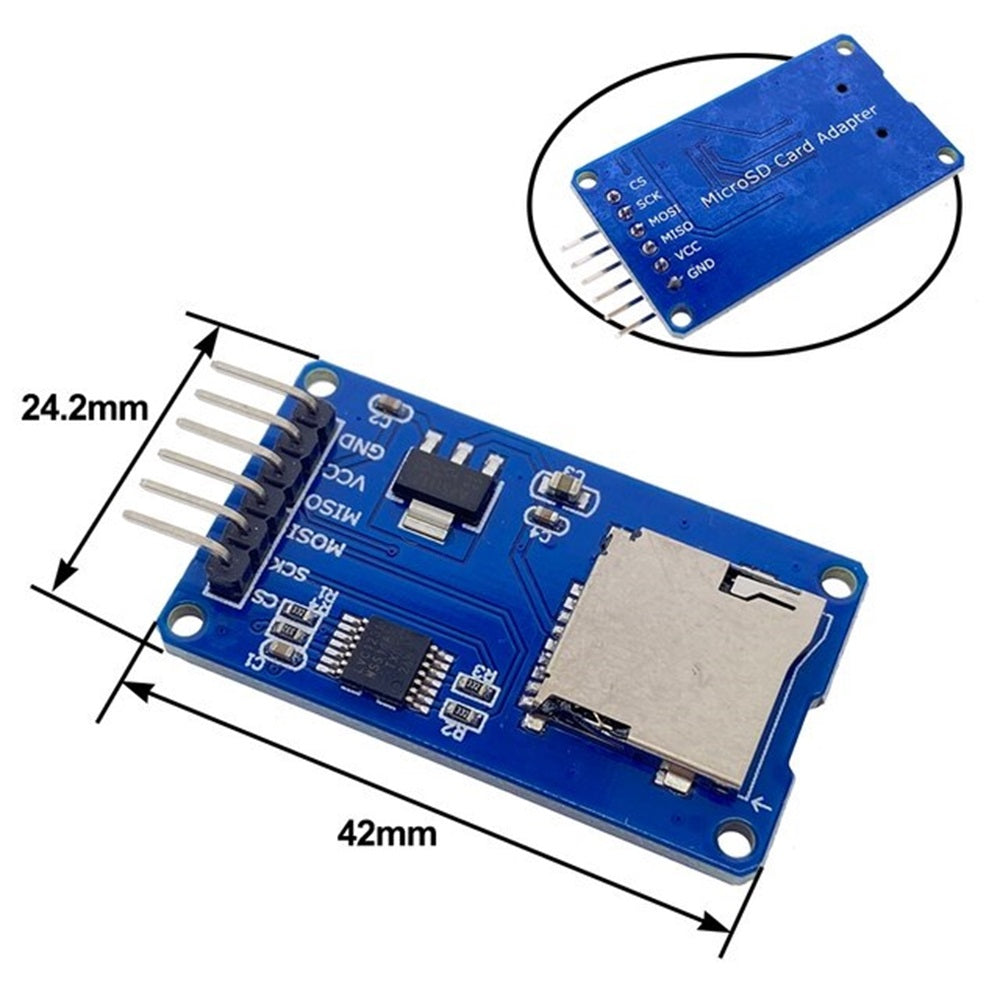 Micro SD TF Card Storage SPI Module