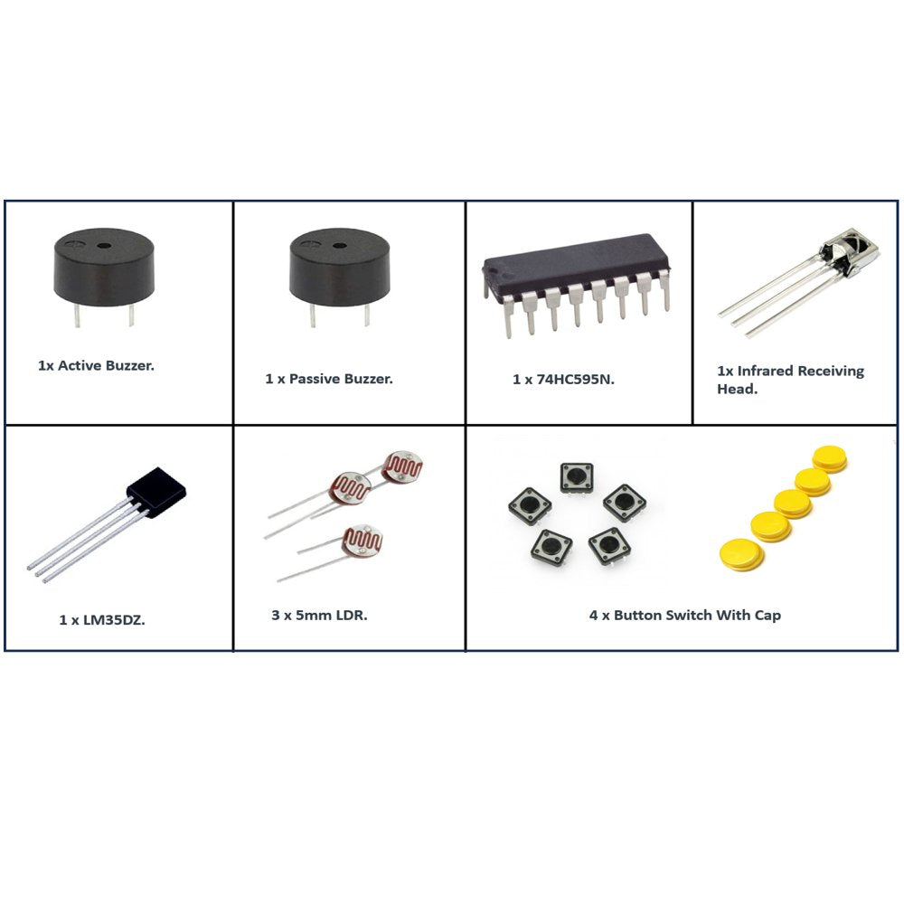 UNO R3 Starter Kit (34 Items) – ControllersTech®