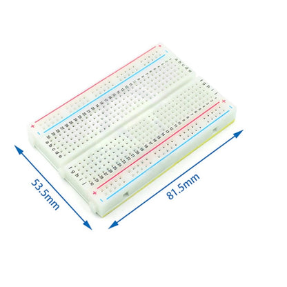 400 tie points Solderless Nickel Plated Bread Board