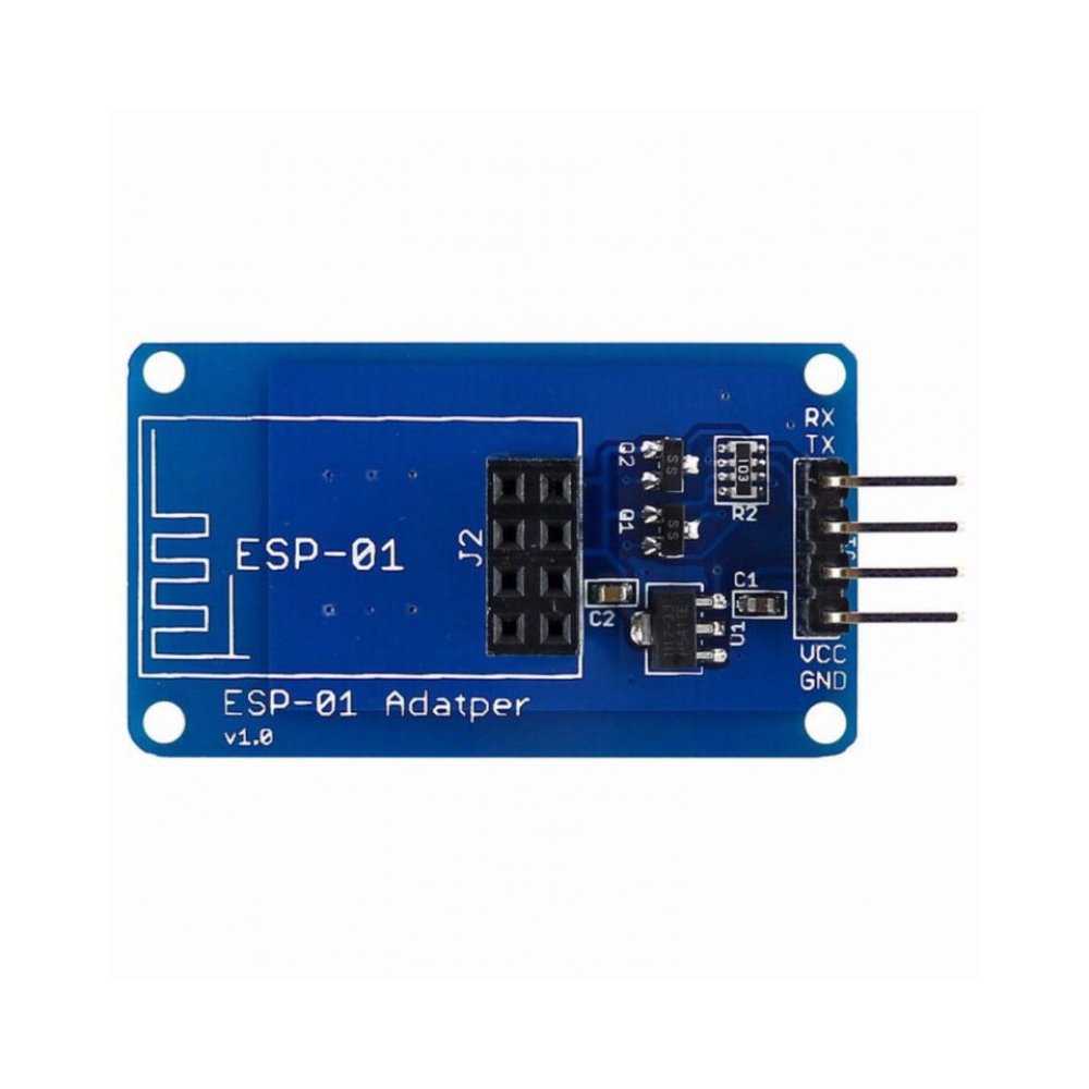 ESP8266 ESP-01 Adapter with Voltage Regulator – ControllersTech®
