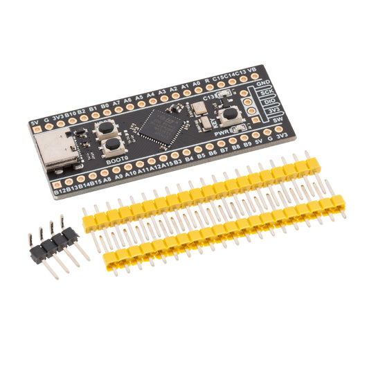 STM32F411CEU6 Minimum System Board (Black Pill Original Chip)