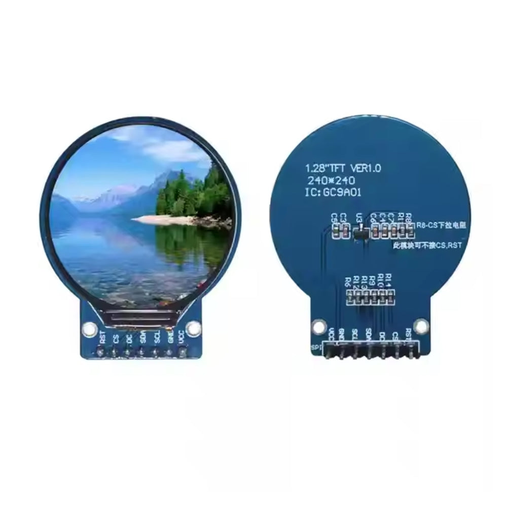Circular Display Module 1.28 Inch GC9A01 Round TFT LCD Display Module – ControllersTech®