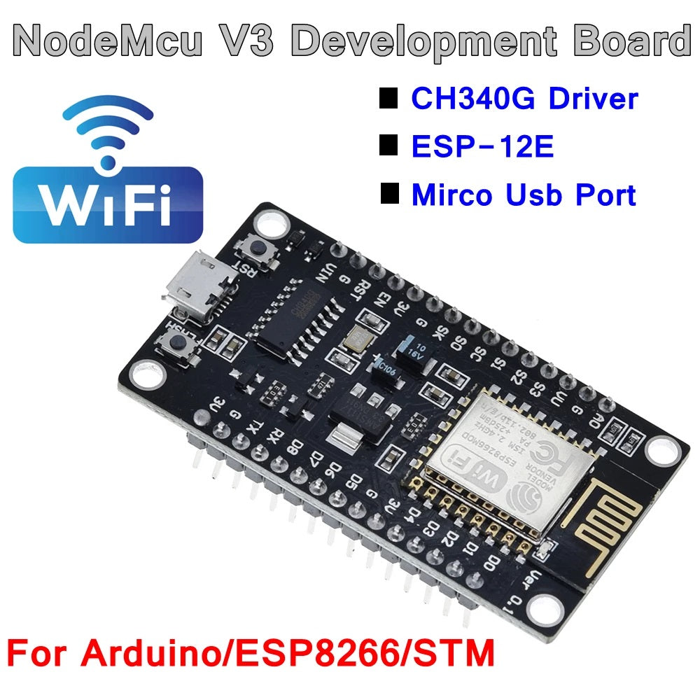 ESP8266 CH340 NodeMCU Wi-Fi Development Board
