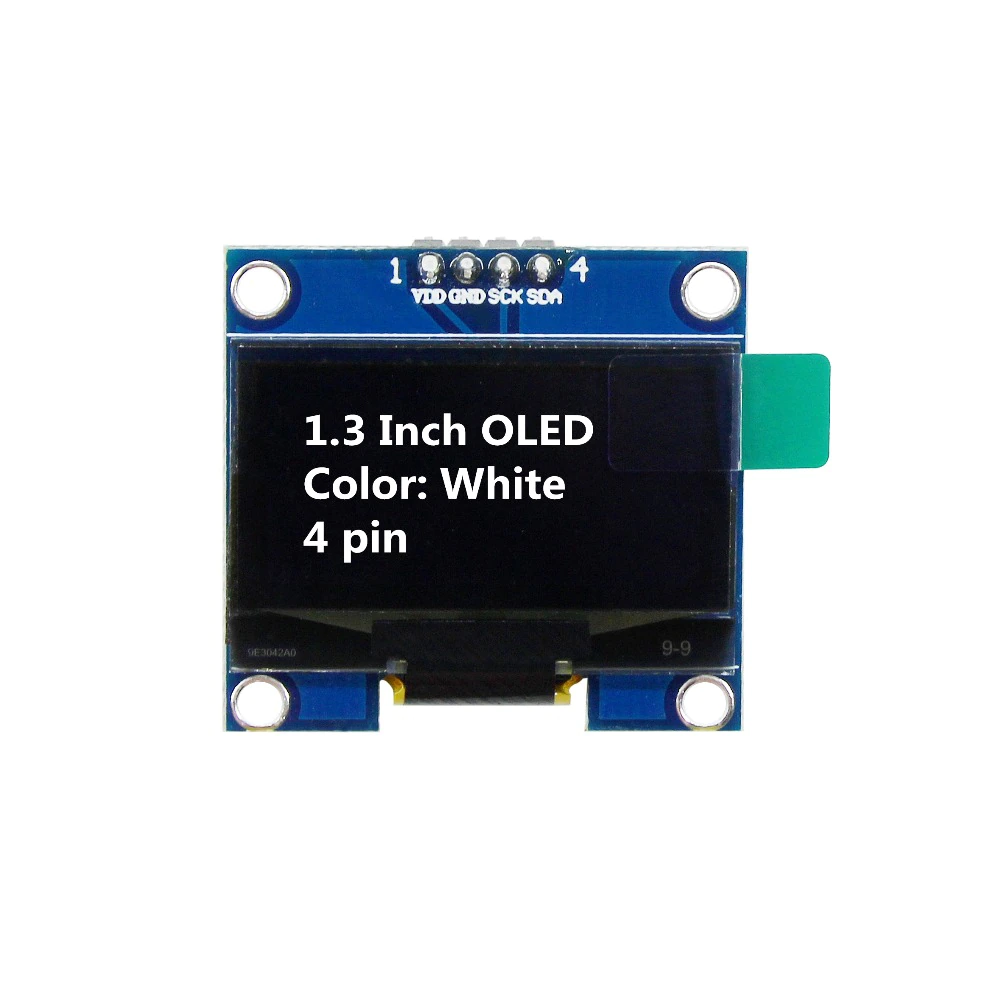1.3 Inch I2C OLED Display Module 4pin- WHITE (SH1106) – ControllersTech®