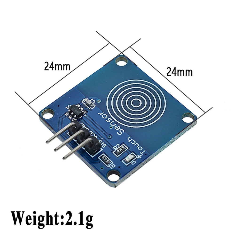 TTP223B Capacitive Touch Sensor/Switch Module – ControllersTech®